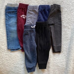 Bundle of 7 pants - Baby boy 12 months